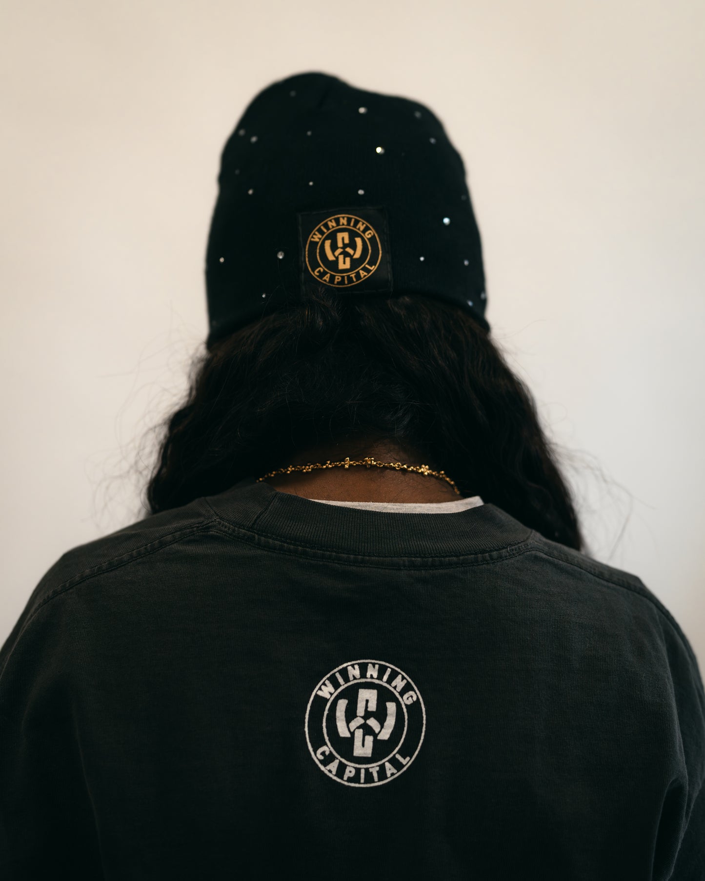 “GOD’S CHILD” CRYSTAL BEANIE