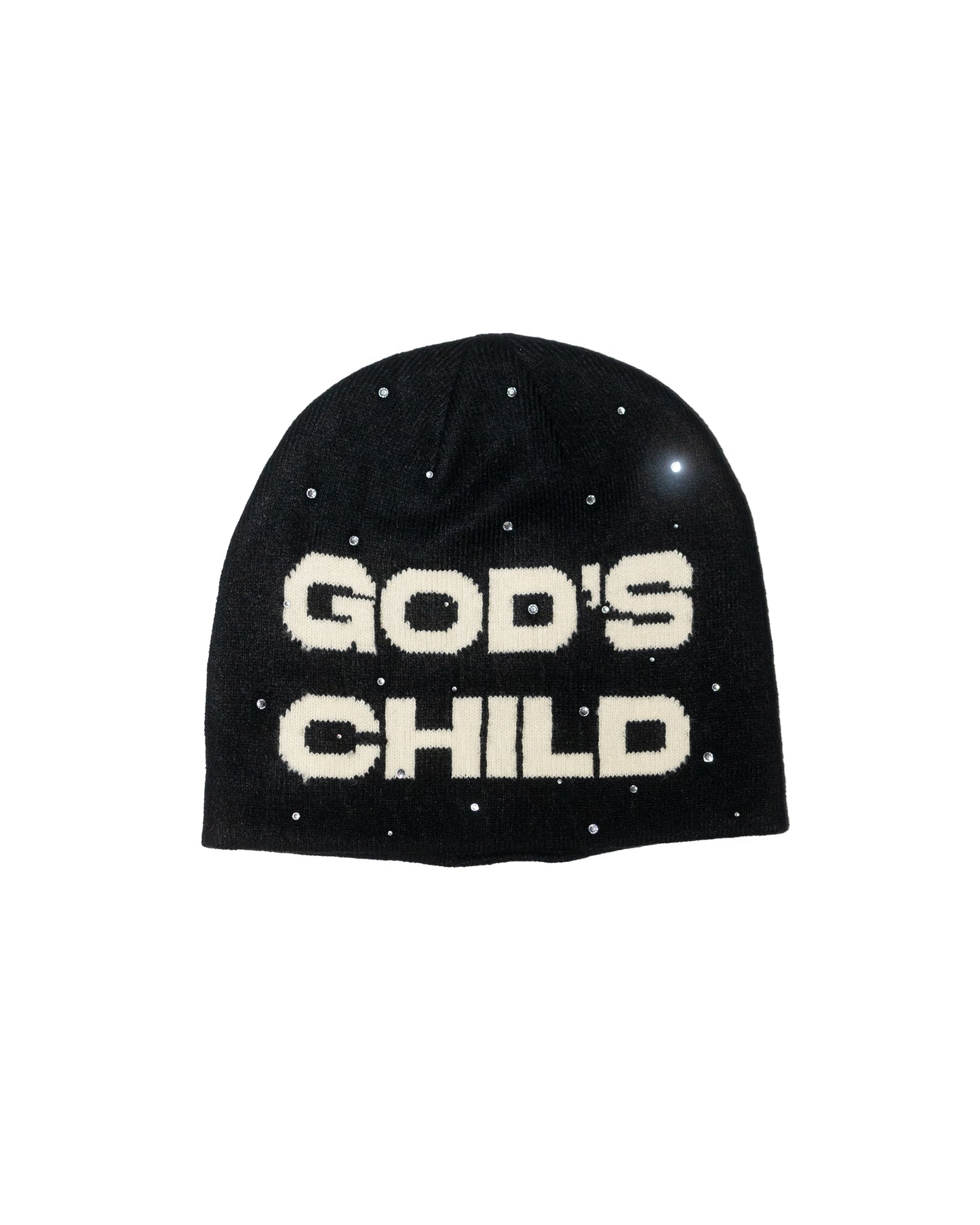 “GOD’S CHILD” CRYSTAL BEANIE