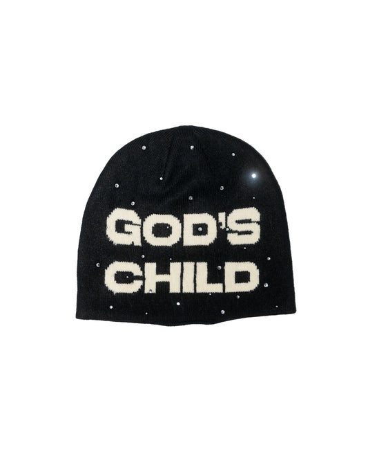 “GOD’S CHILD” CRYSTAL BEANIE