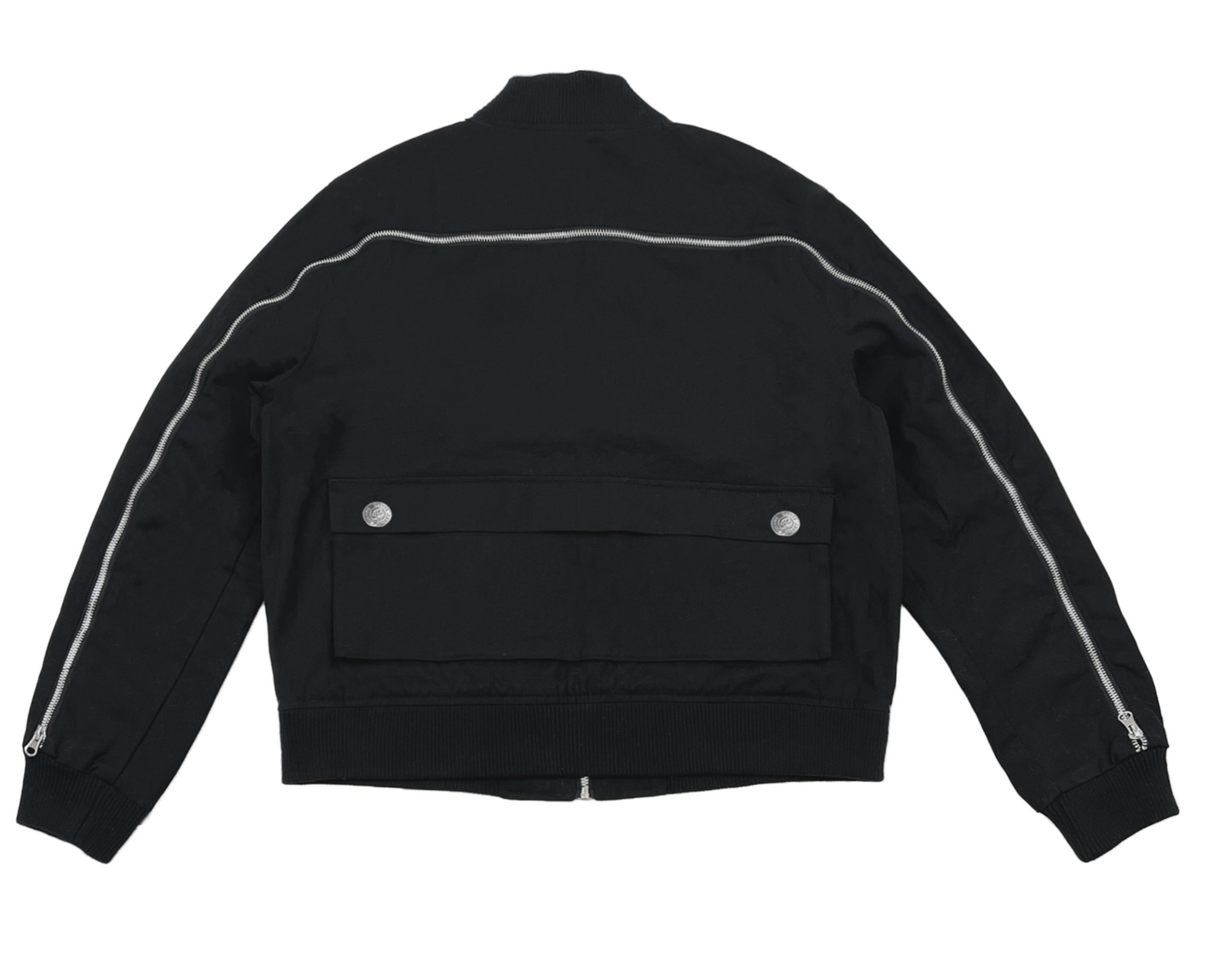BACK ZIP BOMBER JACKET