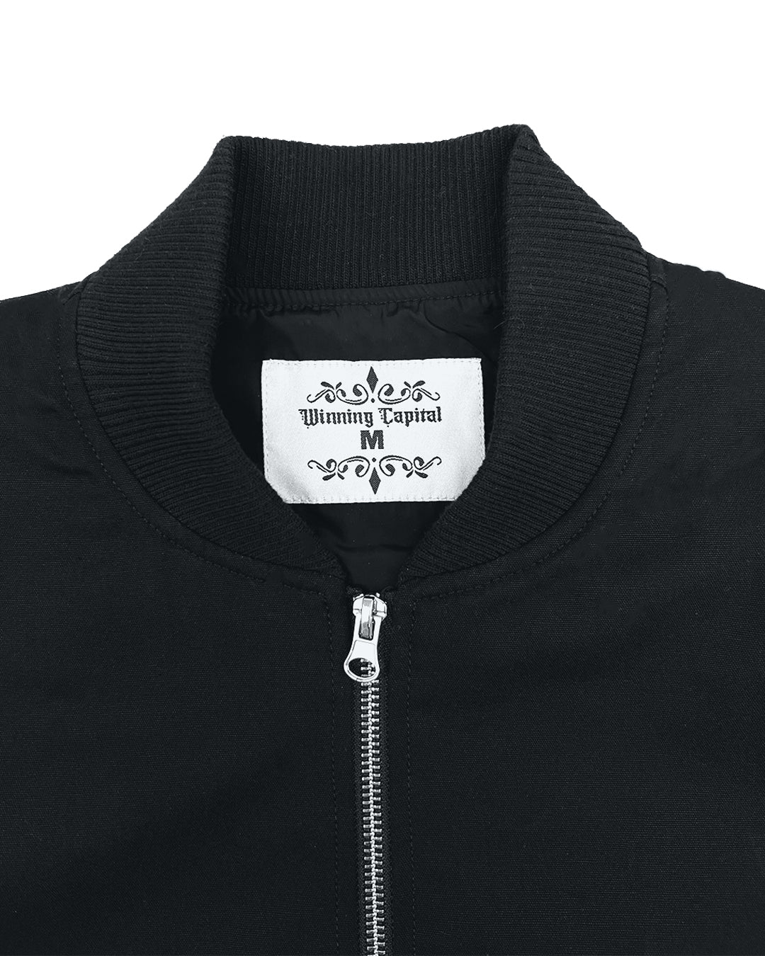 BACK ZIP BOMBER JACKET